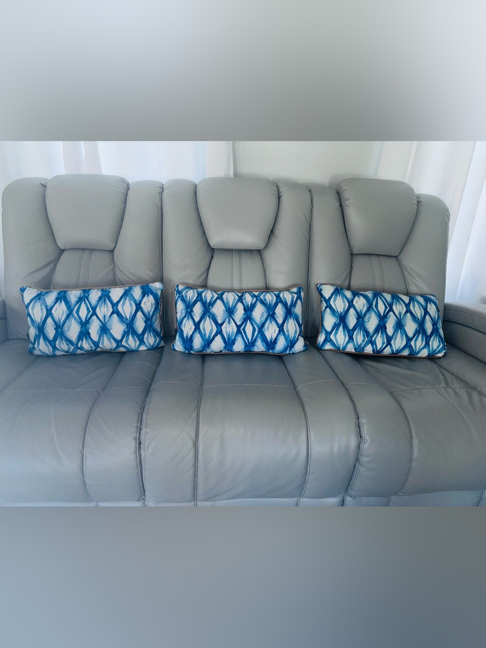 Allen + Roth Outdoor Accent Rectangular Pillow Set/3 12”x22” NEW